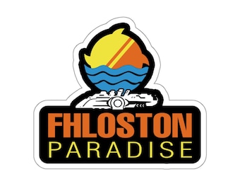 Fifth Element Fhloston Paradise retro vintage Die Cut Vinyl Sticker indoor outdoor