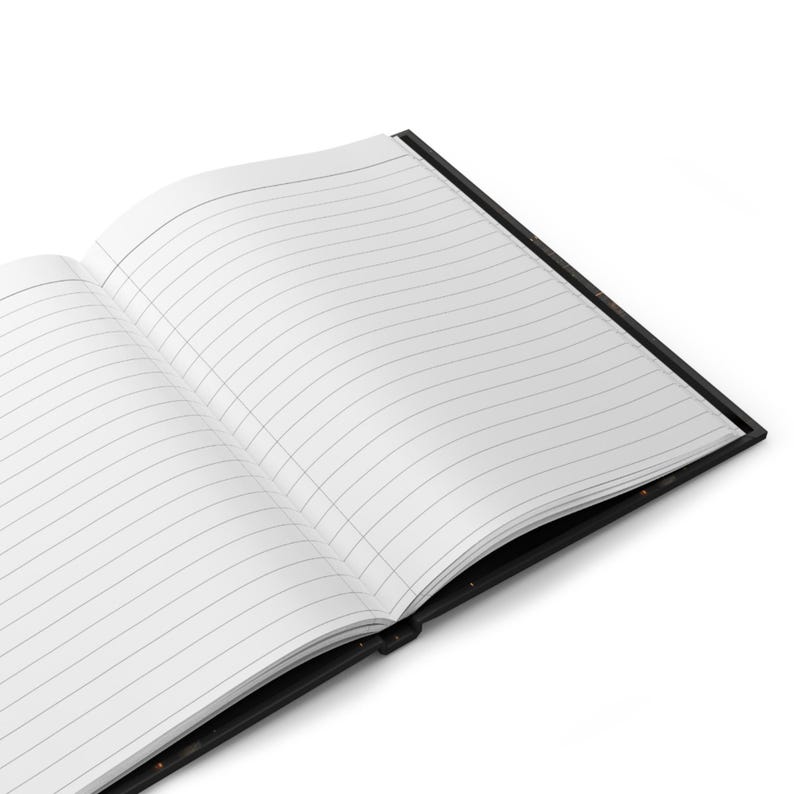 Diario gotico, quaderno con copertina rigida opaca per scrivere, design antico, diario Cottage Core, blocco note Gothcore, regalo di cancelleria unico immagine 4