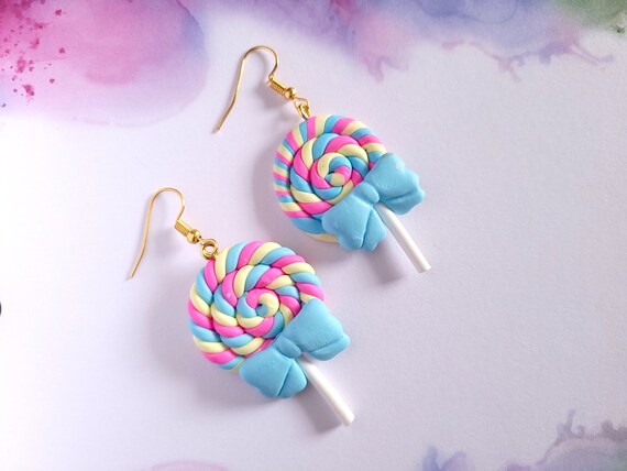 Etsy lollipop earrings deals