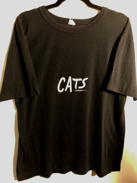 Vintage CATS single stitch Broadway 80's 1981 XL t