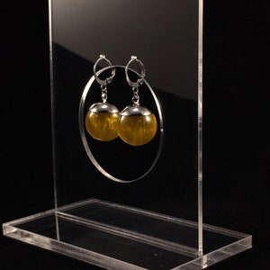 Dragonball inspired potara earring Tiger's eye/Malaysian 