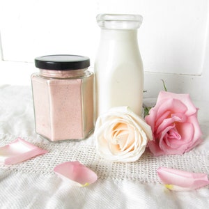 Sheep Milk Bath Soak Soothing Rose Hibiscus image 3