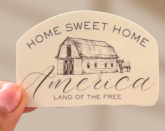 Sticker America Home Sweet Home
