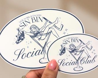 Sin Bin Social Club hockeysticker