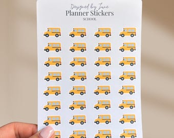 Stickervellen schoolbusplanner
