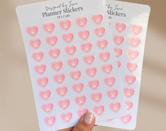 Plannerstickers dierenverzorging