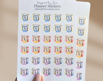 Stickervel op recept: plannerstickers