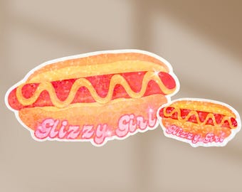 Sticker Glizzy Girl hotdog