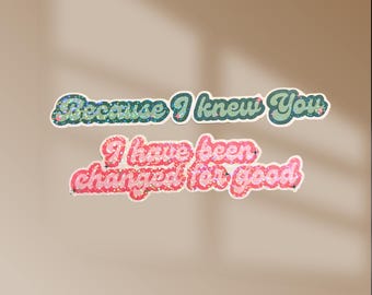 Stickers Wicked Changed For Good - BFF-sticker (2 stickers)