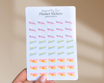 Stickers afsprakenplanner (verscheidenheid)