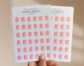 Stickers vakantiekofferplanner