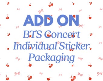 ADD ON: BTS Sticker Packaging
