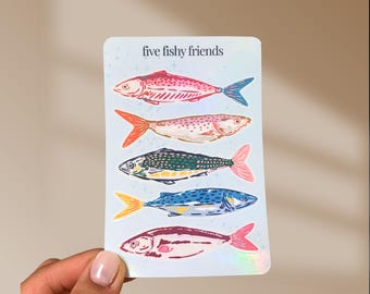 Stickervel Five Fishy Friends