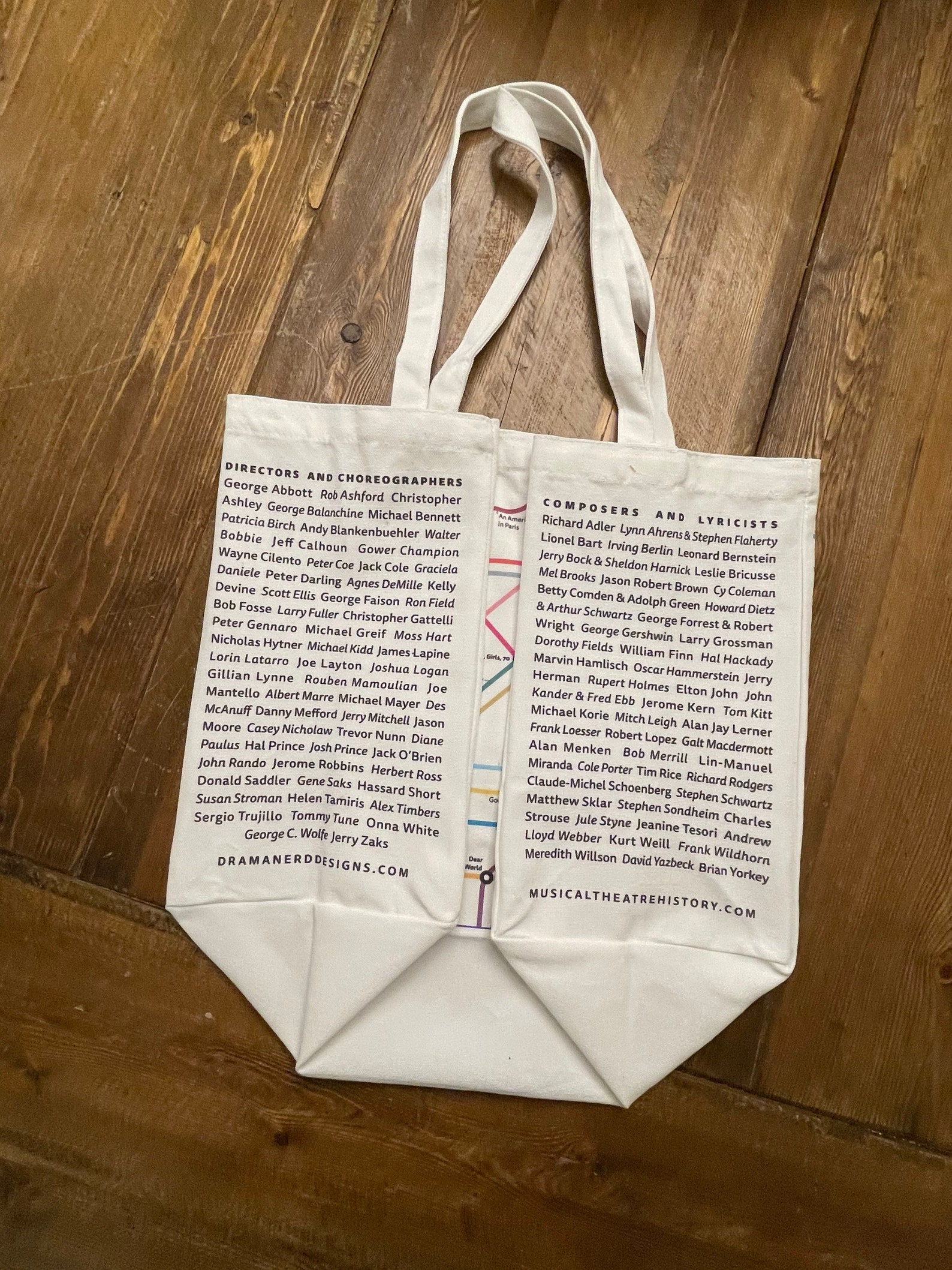 Broadway Musical History Tote Bag Etsy