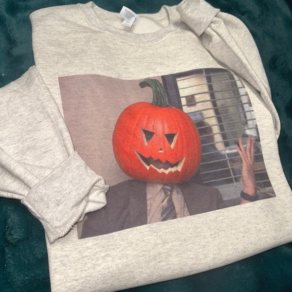 Pumpkin Head Dwight Sweatshirt