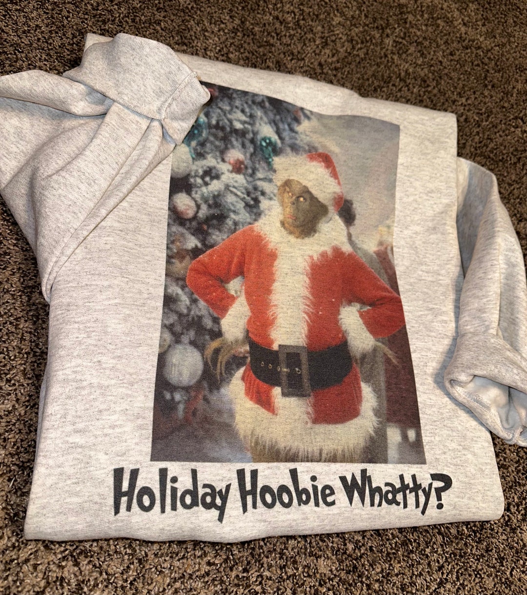 Holiday Hoobie Whatty? Sweatshirt/T-shirt – Unisex S–5X | Sublimation Print | Cozy Christmas Sweatshirt