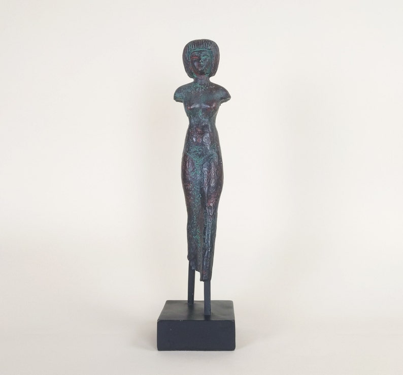 Musée du Louvre français Paris Reproduction en résine Figure de femme égyptienne image 10