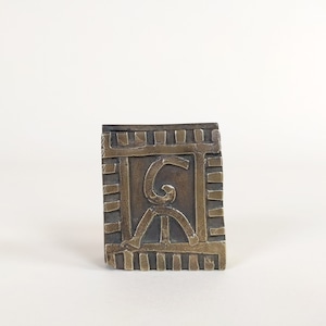 West Africa Ghana Ashanti Akan Gold Dust Box Late 19th Century To Early 20th Century, Antique African Art