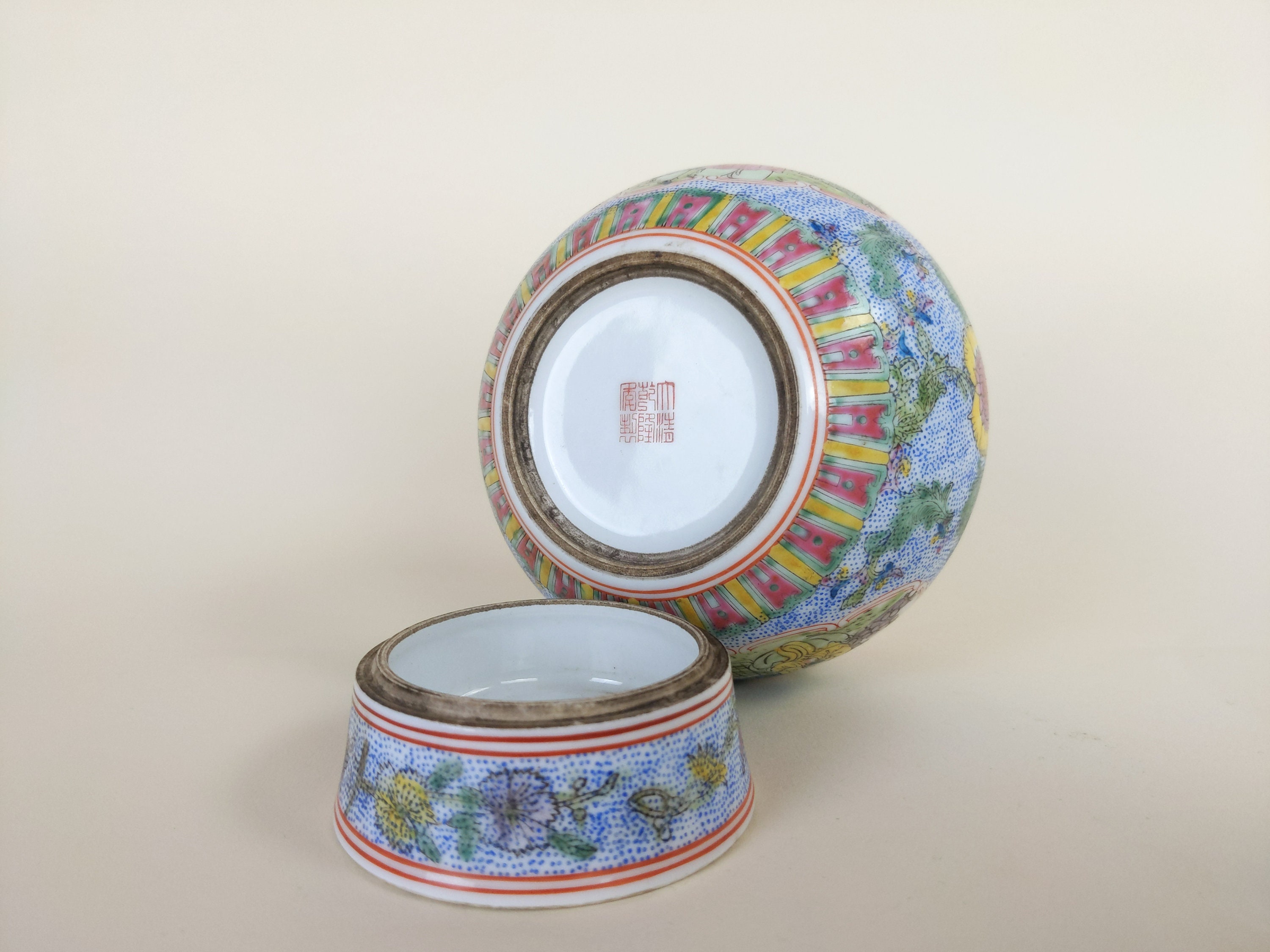 中国粉彩磁器壺花瓶、民国時代、乾隆年製 - Etsy 日本