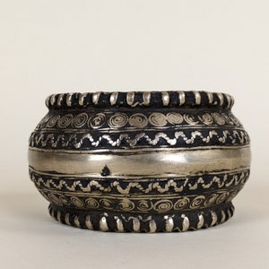 Heavy Old African Decorative Slave Currency Bracelet image 9