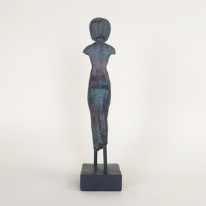 French Louvre Museum Paris Resin Reproduction Figure Of Egyptian Woman image 5