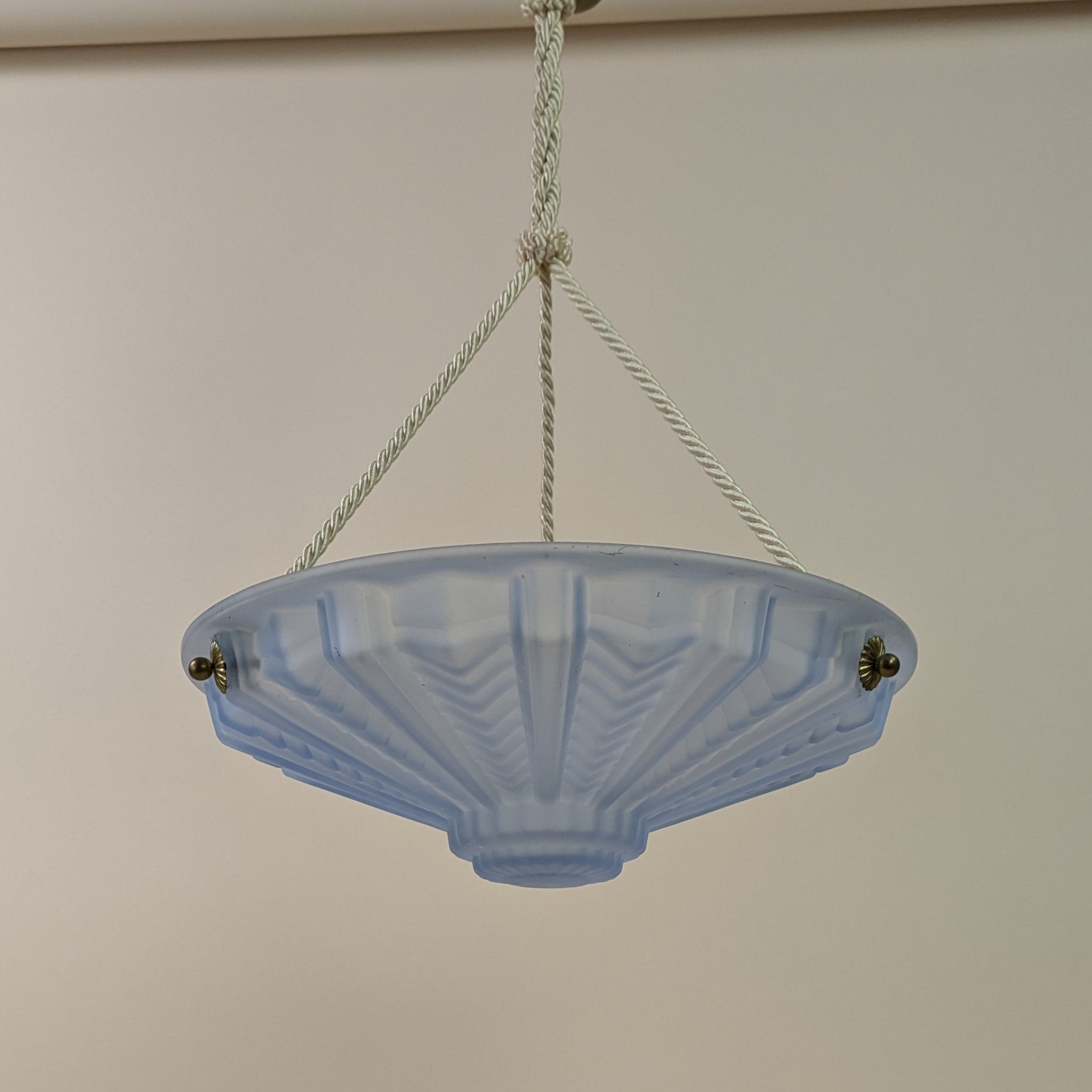 フランス製 アールヌーボー 3灯吊り下げ照明｜アンティーク｜1900年初頭