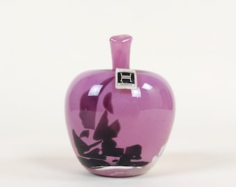 ヘイデランドガラスのフクロウのペーパーウェイト - コレクター向けの