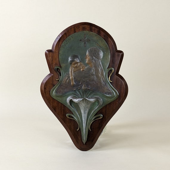 19世紀 フランス アンティーク マリア 壁掛け キリスト 【公式通販】