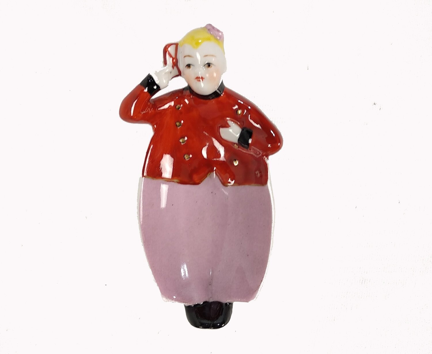 Français Pierrot Coin Dish, Français Trinket Ring Paris Bedroom Decor, Hotel Porcelain Dish