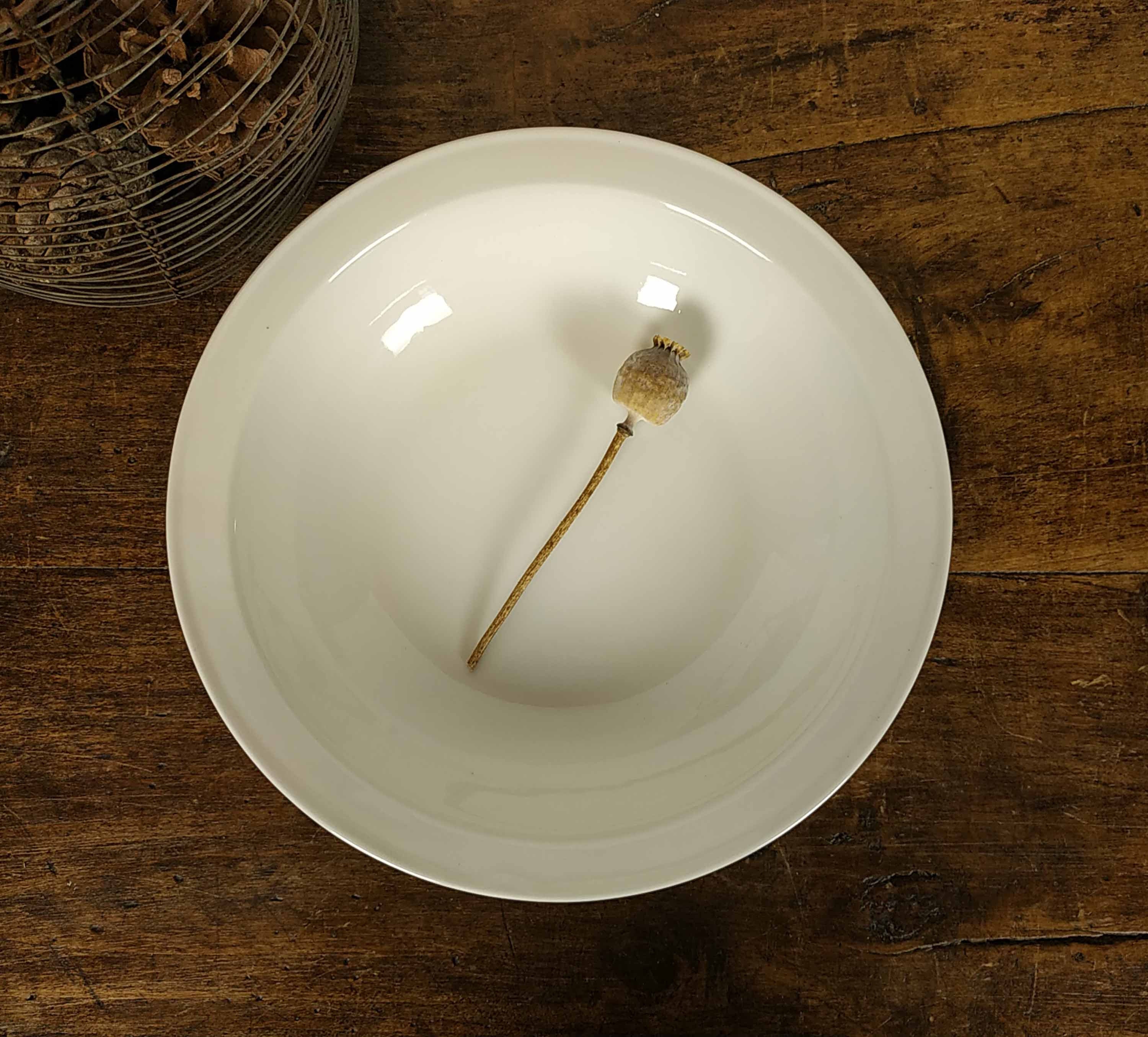 Grand Antiquaire Français Bol de Mélange Porcelaine, Porcelaine Céramique Des Années 1800 La Pièce M