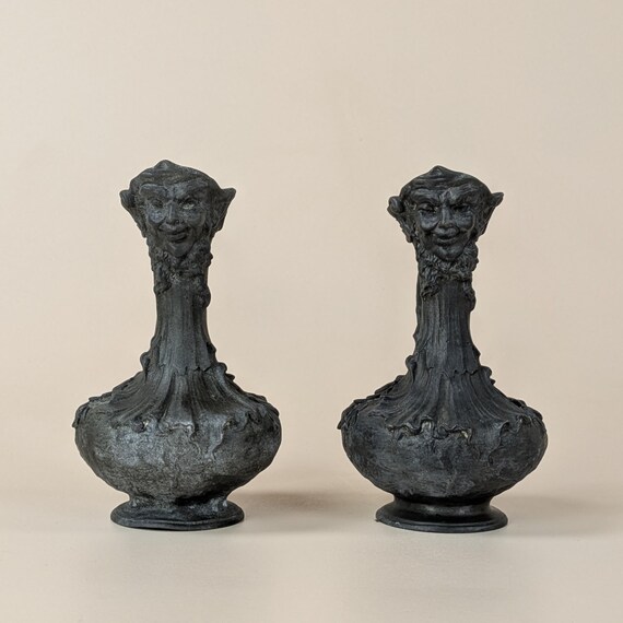 アンティーク シルヴァン・キンズブルガー アールヌーボー 花瓶 ペア