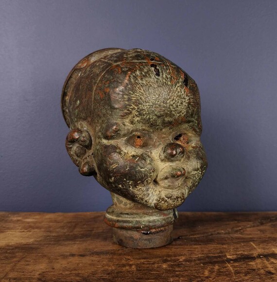 antique metal dolls