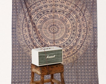 MUBT-1001 Marubhumi Hippie Mandala Bohemian Psychedelic Cotton Tapestry MUBT-1001 Marubhumi Hippie Mandala Bohemian Psychedelic Cotton Tapestry