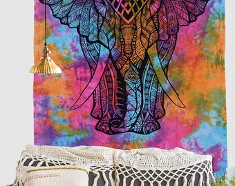 MUBT-1009 Marubhumi Hippie Mandala Bohemian Psychedelic Cotton Tapestry MUBT-1009 Marubhumi Hippie Mandala Bohemian Psychedelic Cotton Tapestry