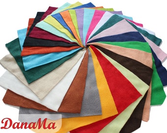 XL craft package - fleece fabric 25 coupons á 30 x 30 cm fabric package fleece fabric fabrics sewing gifts craft
