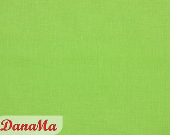 Reststück 88cm Baumwollstoff Uni limette hellgrün, Stoffe zum nähen, Webware Dekostoff Hochzeit