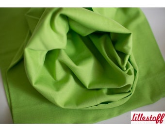 Bio Schlauchbündchen uni limette - Lillestoff Bündchen glatt im Schlauch einfarbig grün