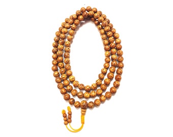 Best Quality, Bodhi Seed Mala, Tibetan Mala, Buddhist Mala , Indian Bodhi Seed Mala , Bodhgaya Bodhi Seed Mala , Adjustable Knot