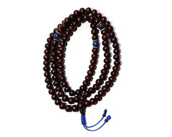 Best Quality Mala, Rose Wood Mala, Designed Mala, Buddhist Mala, Tibetan Mala, 108 Bead, Tibetan Buddhist Rosewood Mala, Rosewood Spiritual