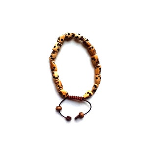 Feine Qualität Mala, Schädel geschnitzt Armband, Yak-Knochen Schädel Armband, tibetisch-buddhistischen Schädel Perlen, 8 MM, 16 Perlen, handgefertigt in Nepal