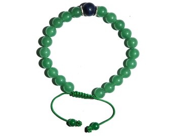 Best Quality, Light Green Jade Bracelets, 21+1 Bead, Tibetan Bracelets, Buddhist Bracelets