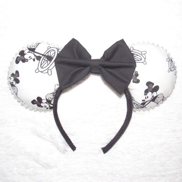 Mickey Mouse/Steam Boat Willie Disney Ears