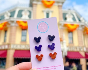 Mickey Mouse Halloween Trio Stud Earring Set