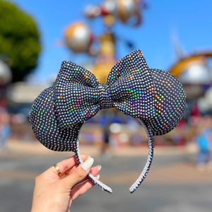 Holographic Sequin Mouse Ears