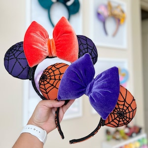 Spinnennetz Halloween Maus Ohren