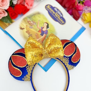 Orejas de ratón inspiradas en Blancanieves