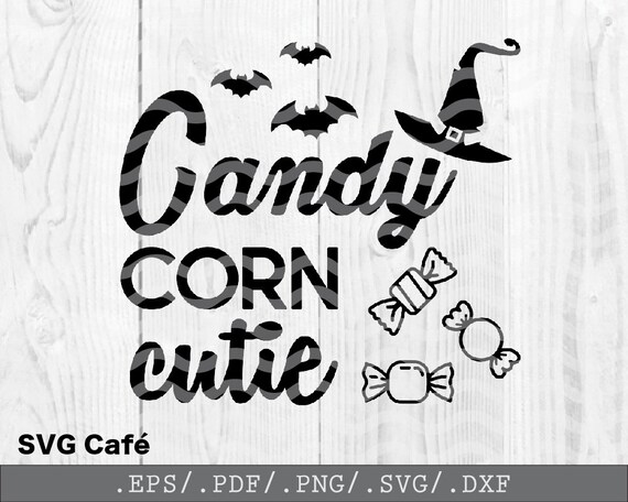 Candy Corn Cutie Svg Clipart Cute Halloween File Kids Etsy