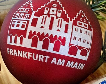 Traditional German Christmas Balls - Frankfurt Römer - Frankfurt Souvenirs #FrankfurtRömer