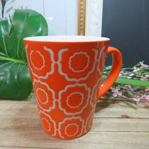 Retro Orange & White Coffee Mug