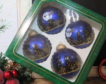 Silver KREBS & SOHN Set of 12 Christmas Baubles Made of Glass White Purple Christmas Tree Decoration Christmas Tree Baubles Christmas Decoration Silver KREBS & SOHN Set of 12 Christmas Baubles Made of Glass White Purple Christmas Tree Decoration Christmas Tree Baubles Christmas Decoration